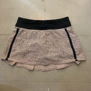 Spotted Lululemon Pace Setter Skirt